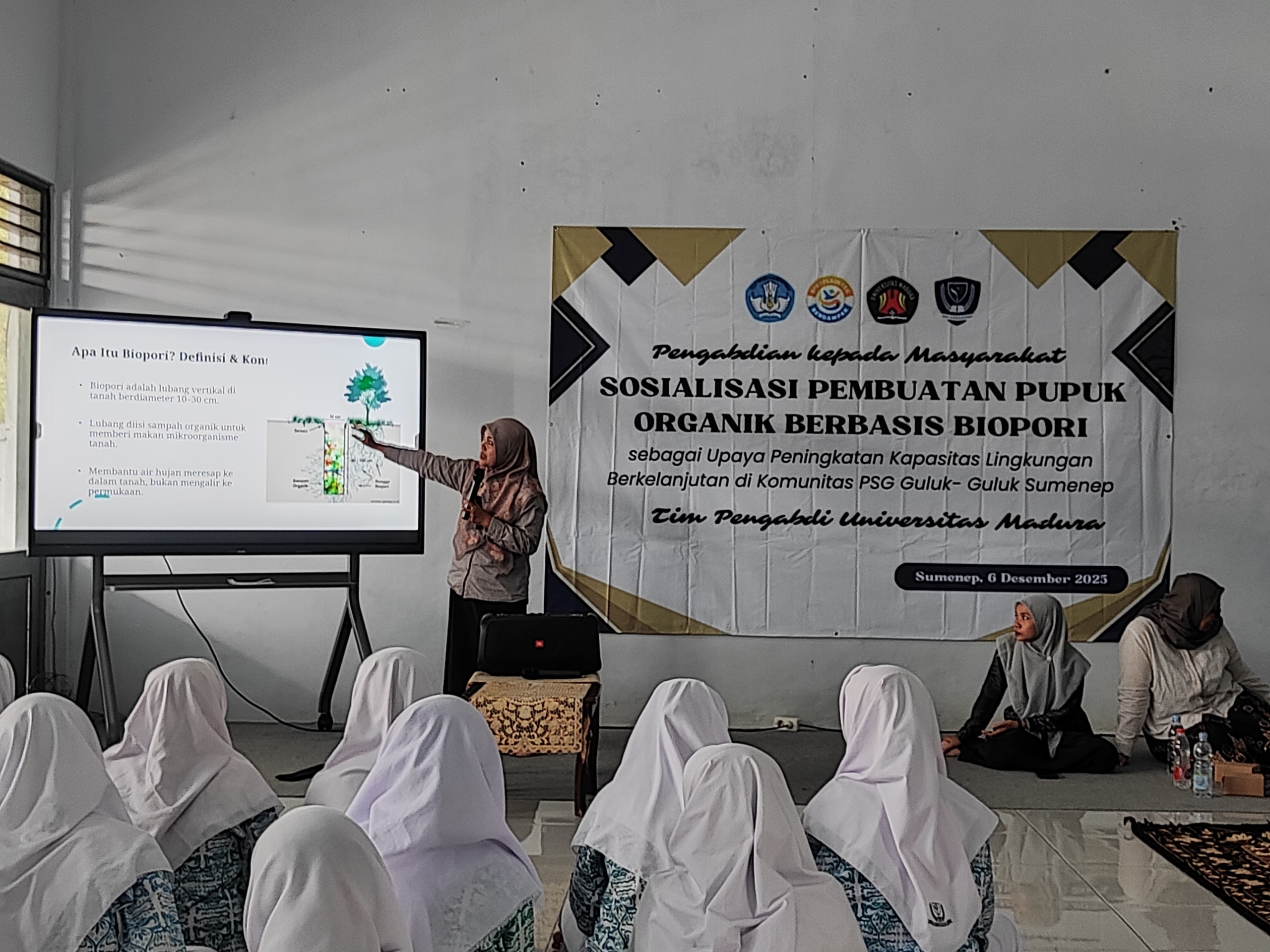 Pelatihan Biopori Tingkatkan Kapasitas Lingkungan Berkelanjutan di Komunitas PSG Guluk-Guluk Sumenep