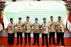 Wakil Bupati Pamekasan Hadiri Pelantikan Mabida dan Kwarda Pramuka Jawa Timur di Grahadi