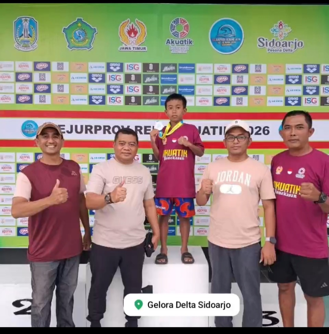 Kontingen Akuatik Pamekasan Raih Perak di Kejurprov Jatim 2026