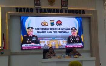 KOLABORASI KAPOLRES  PAMEKASAN-BERSAMA INSAN PERS: PERCEPAT  KAMTIBMAS