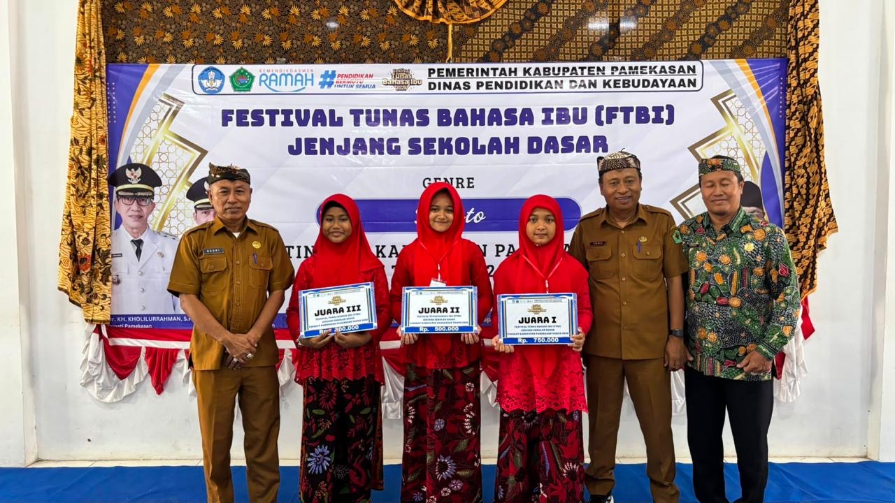 Bahasa Madura Tak Boleh Hilang, 91 Siswa dari 13 Kecamatan Adu Bakat di FTBI Pamekasan