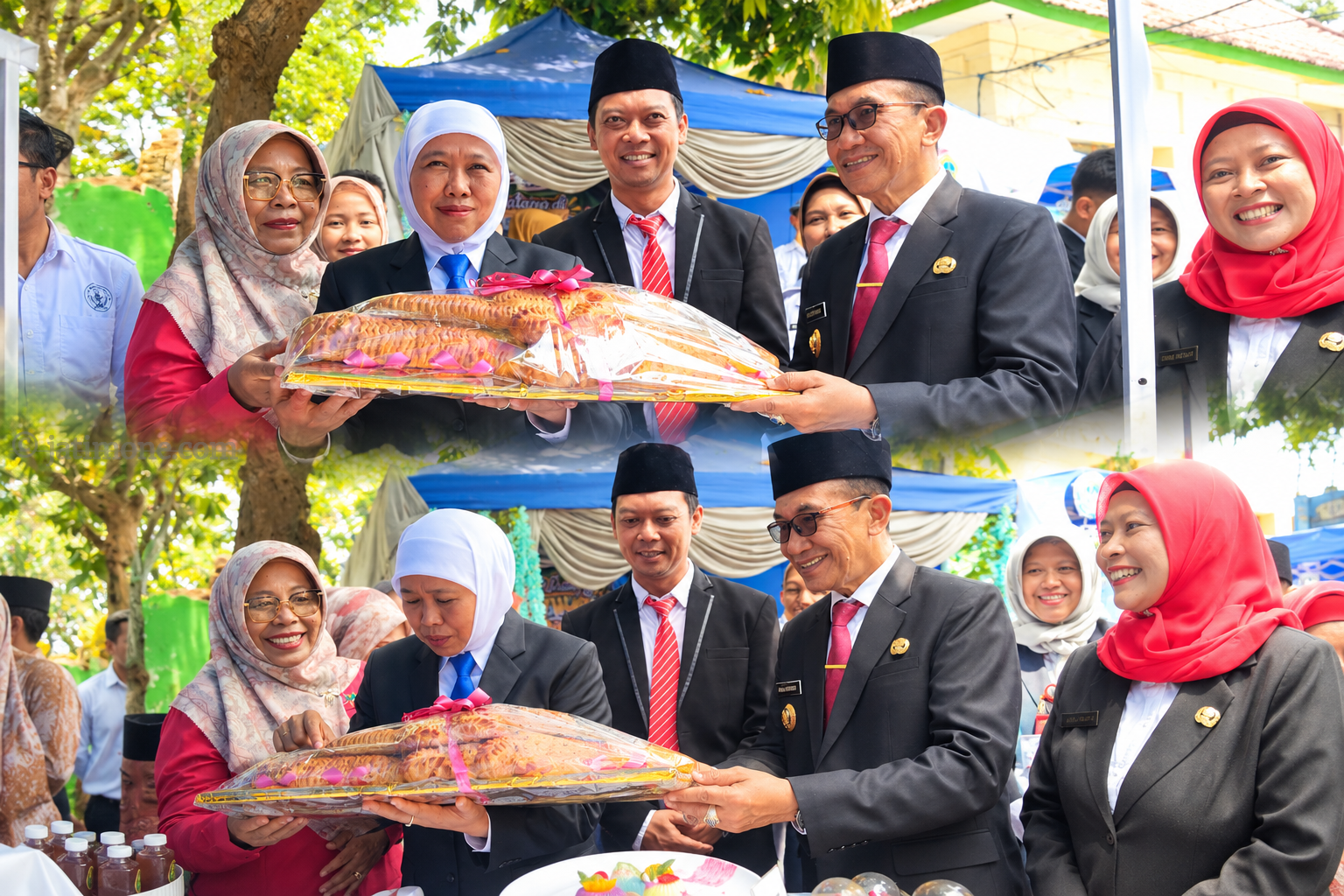 SMKN 3 Pamekasan Pamerkan Produk Unggulan Jurusan Kuliner, Kunjungan Gubernur Jatim dan Bupati Pamekasan Motivasi untuk Terus Berprestasi